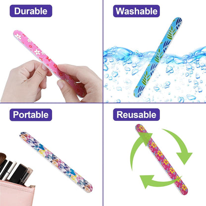 Bite Instruments Professional Fingernails Emory Boards Buffer Manicure Tool Nail File Double Sided