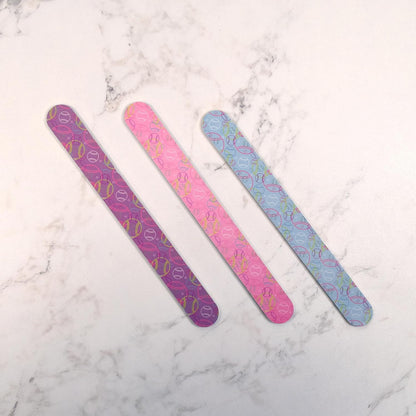 Professional Nail Files 100/180 Grit – Double-Sided Emery Boards for Manicure & Pedicure