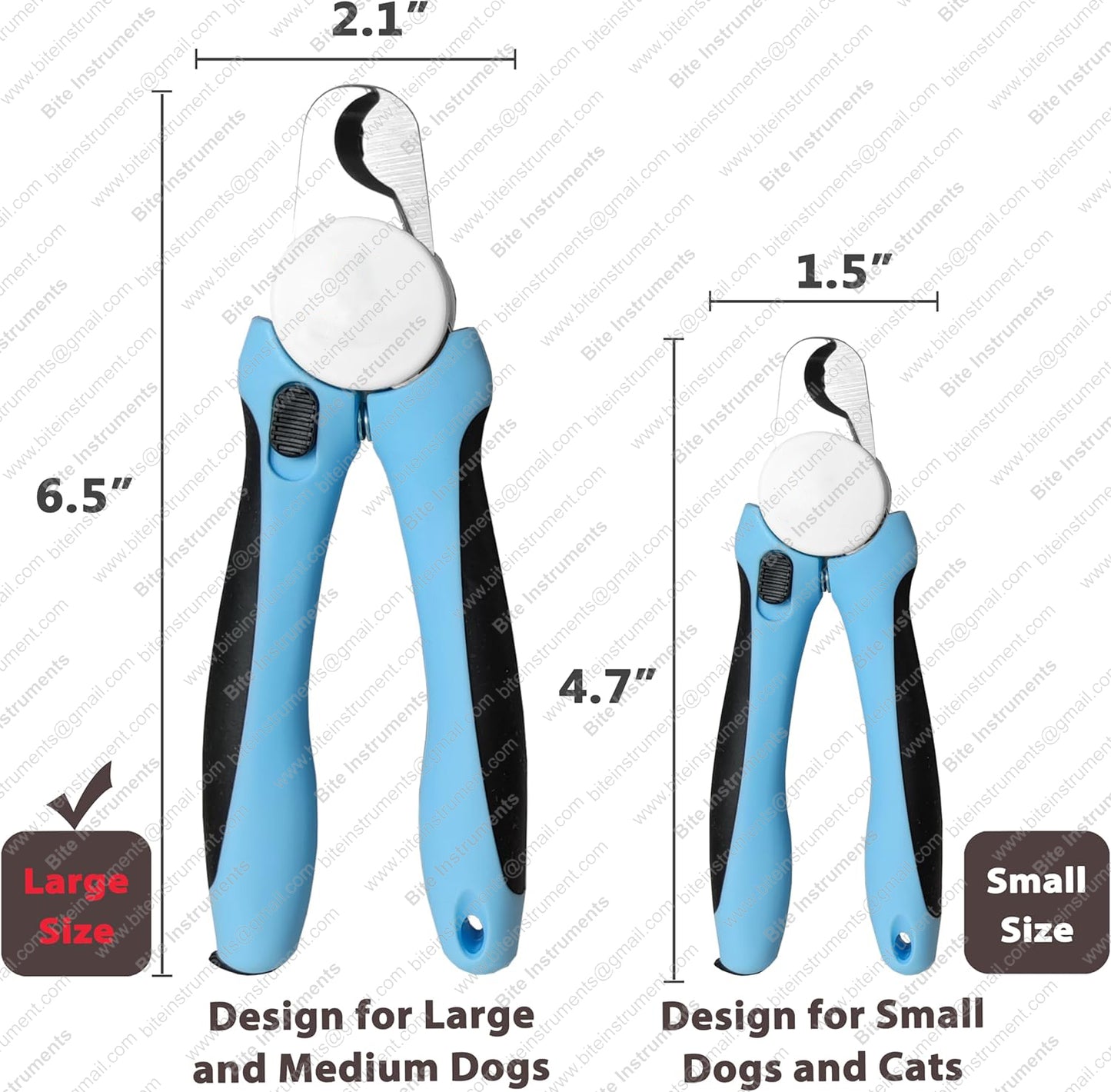 Dog & Cat Nail Clippers and Trimmers – Professional Pet Claw Cutter | Bite Instruments