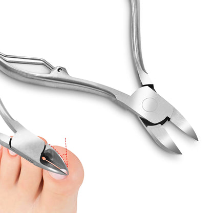 Professional Pedicure Toe Nail Cutter – Stainless Steel Toenail Clippers for Thick Nails | Bite Instruments (Sialkot, Pakistan)