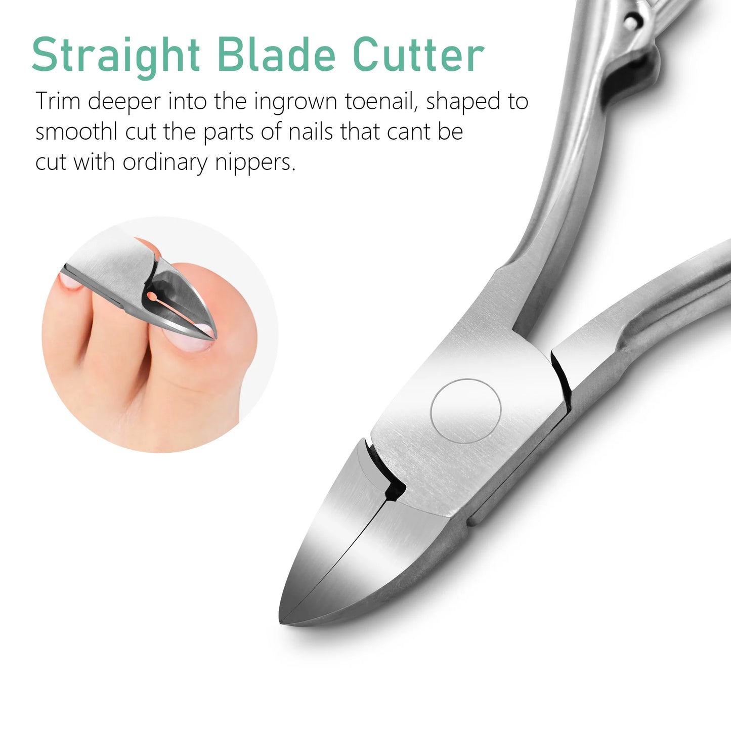 Professional Pedicure Toe Nail Cutter – Stainless Steel Toenail Clippers for Thick Nails | Bite Instruments (Sialkot, Pakistan)