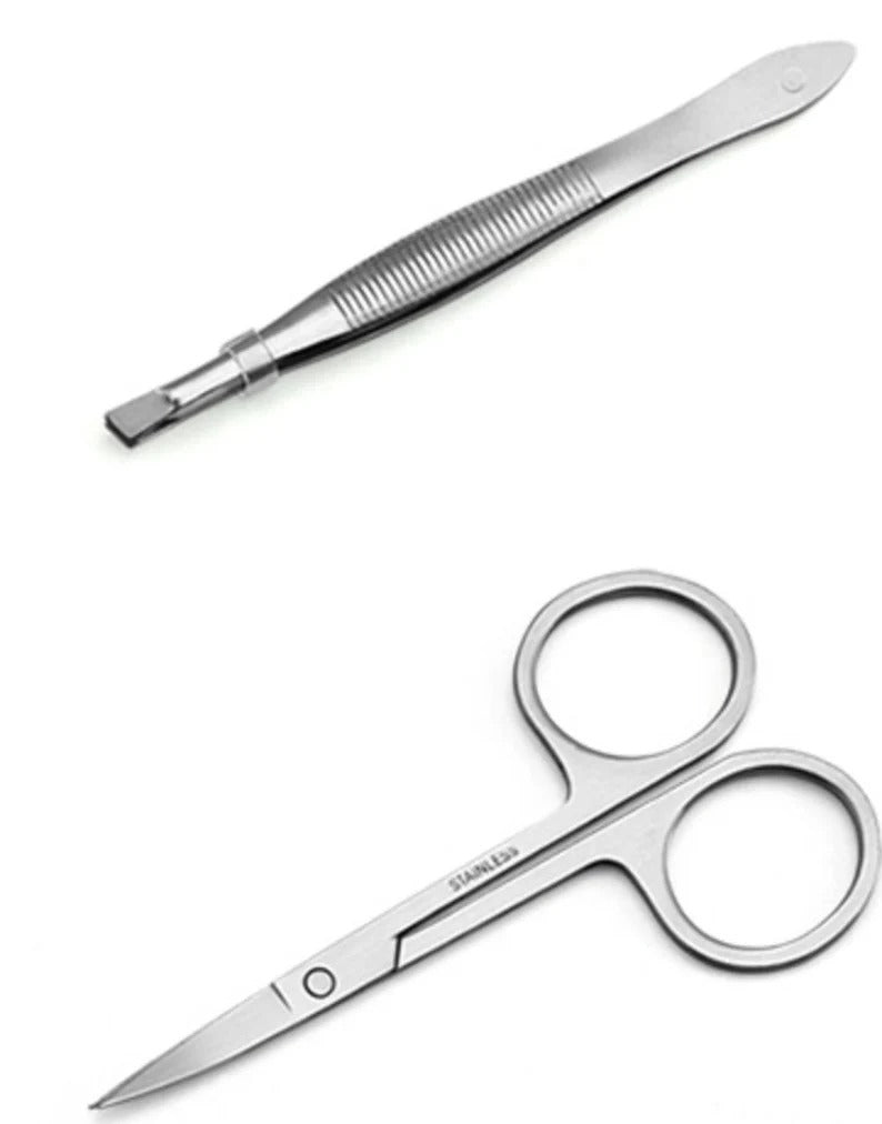 16 Piece Professional Stainless Steel Manicure & Pedicure Set