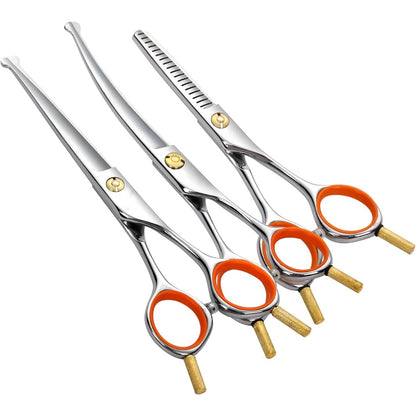 Bite Instruments Pet Grooming Kit – Professional Dog Grooming Scissors Set