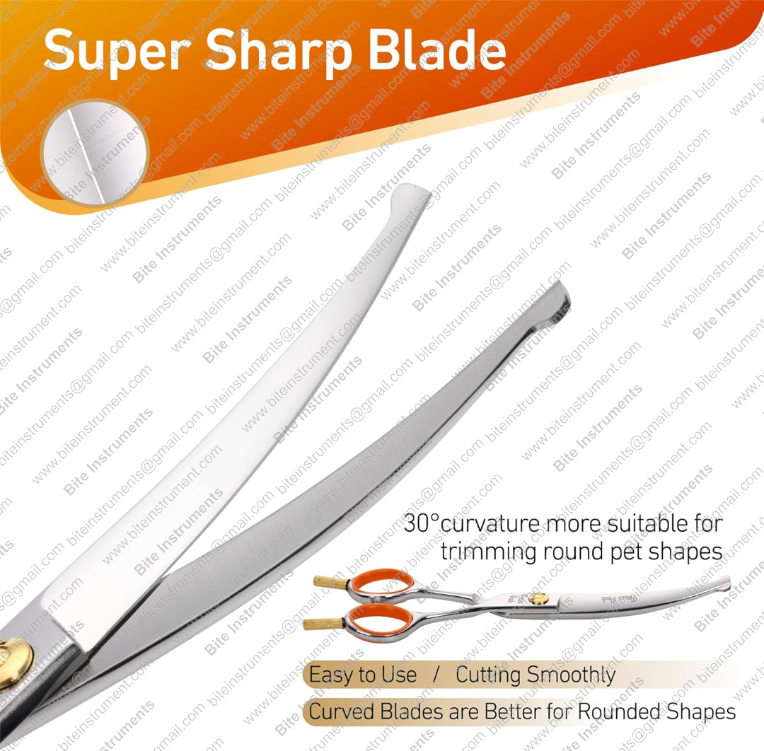 Bite Instruments Pet Grooming Kit – Professional Dog Grooming Scissors Set