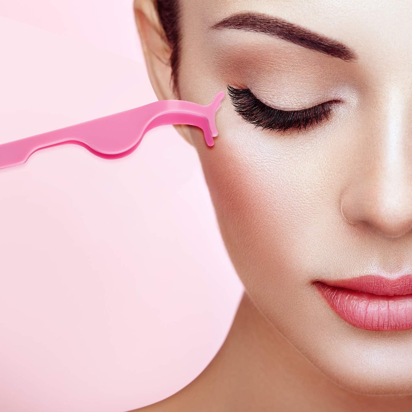 Professional Bite Instruments Eyelash Applicator Tool | Precision False Lash Curler & Clip