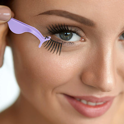 Professional Bite Instruments Eyelash Applicator Tool | Precision False Lash Curler & Clip