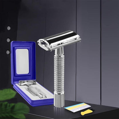 Bite Instruments Professional Safety Razor | Stainless Steel Double Edge Razor for Men & Women