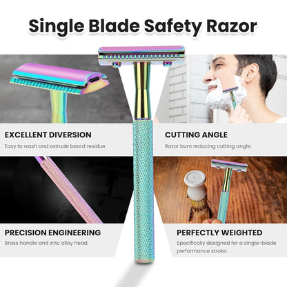 Bite Instruments Safety Razor | Stainless Steel Double Edge Razor for Men & Women