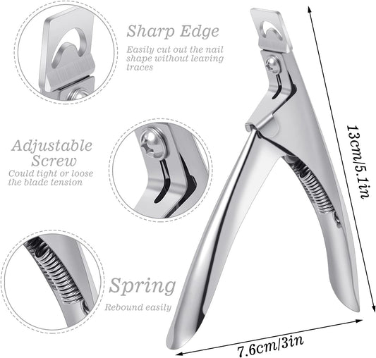 Professional Acrylic False Nail Clippers for Acrylic Nails Bite Instruments