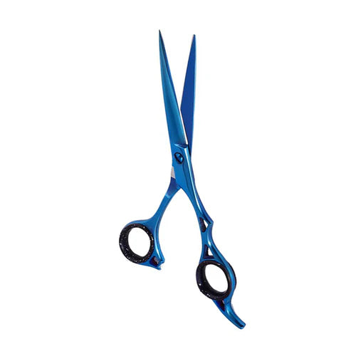 Precision Blue Coated Razor Edge Hair Cutting Scissors - 6.5 Inch
