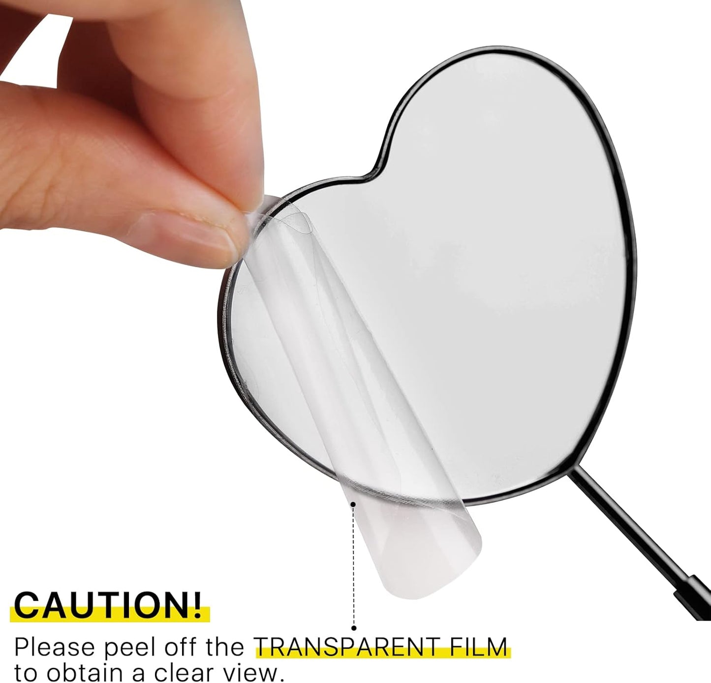 Bite Instruments Professional Large Mirror for Eyelash Extension & Makeup  Stainless Steel Lash Mirror