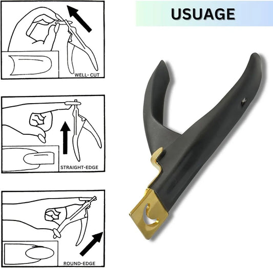 Professional Acrylic False Nail Clippers for Acrylic Nails For Girls, Pet Nail Tools Bite Instruments
