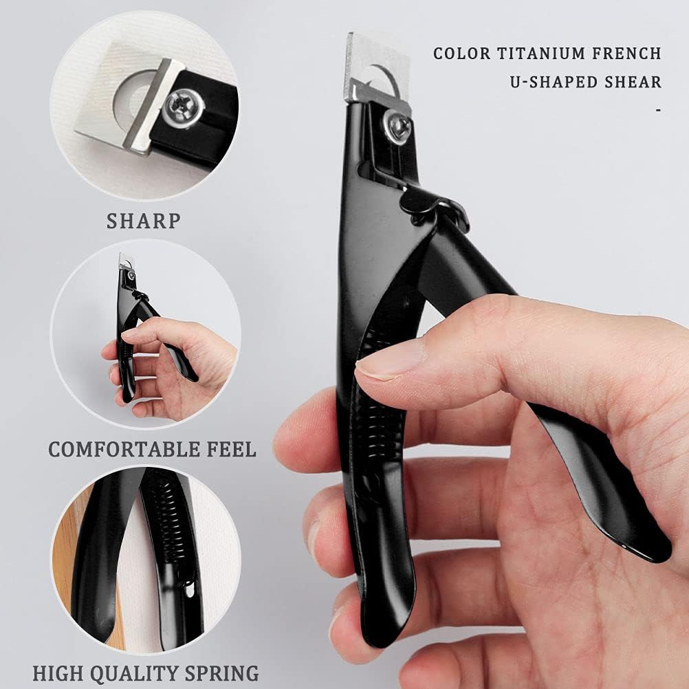 Professional Acrylic False Nail Clippers for Acrylic Nails Bite Instruments