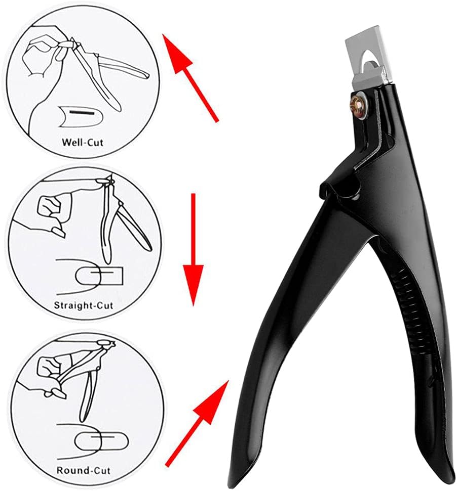 Professional Acrylic False Nail Clippers for Acrylic Nails Bite Instruments