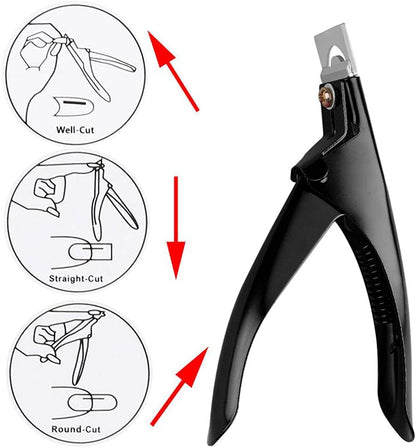 Professional Acrylic False Nail Clippers for Acrylic Nails Bite Instruments