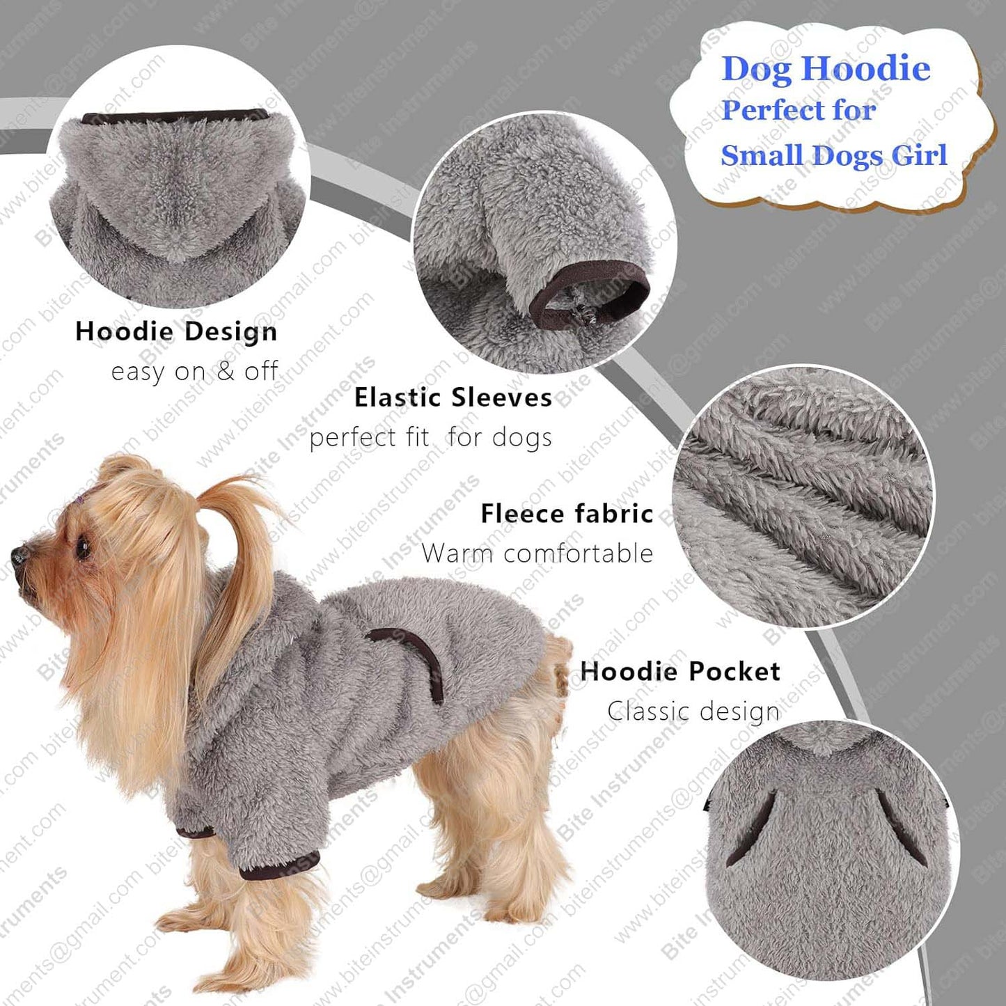 Dog Sweater – Warm Fleece Pet Coat | Bite Instruments