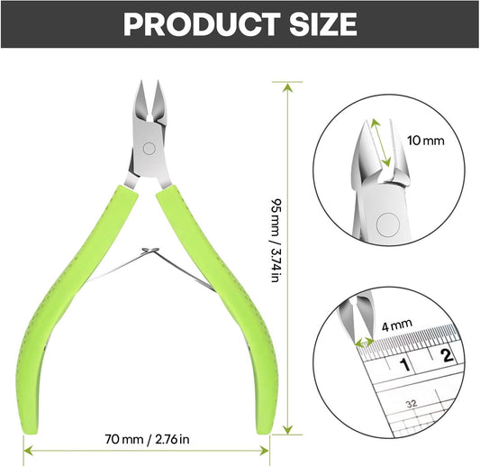 Bite Instruments Ergonomic Cuticle Cutter with Non-Slip Grip