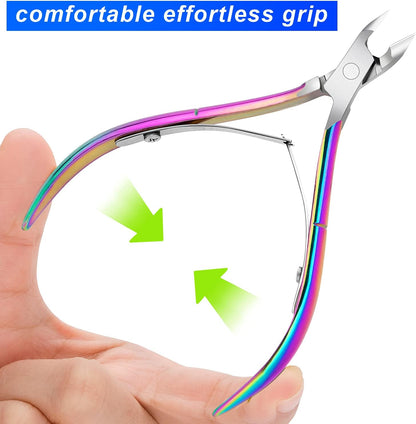 Professional Multicolor 4pcs set Cuticle Nippers Stainless Steel | Bite Instruments