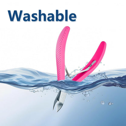 Bite Instruments Professional Ergonomic Cuticle Cutter with Non-Slip Grip