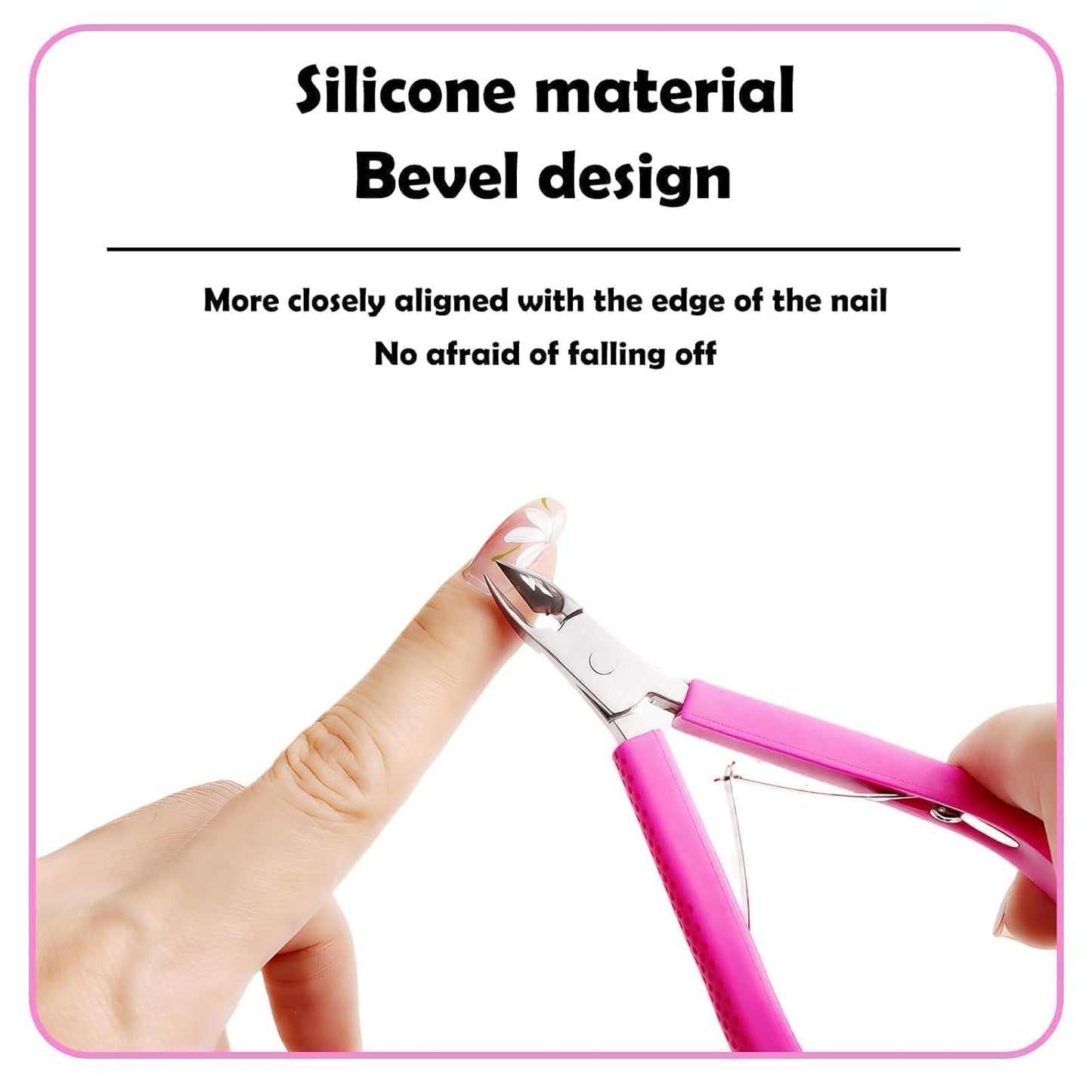 Bite Instruments Professional Ergonomic Cuticle Cutter with Non-Slip Grip