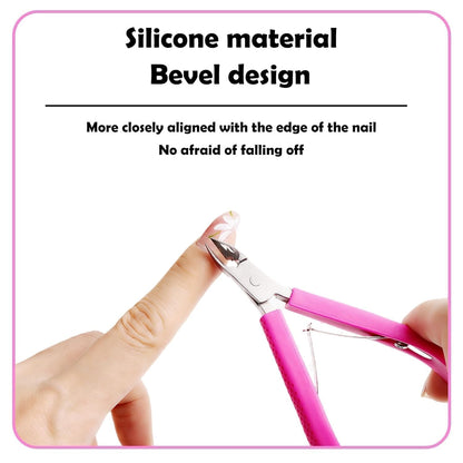 Bite Instruments Professional Ergonomic Cuticle Cutter with Non-Slip Grip