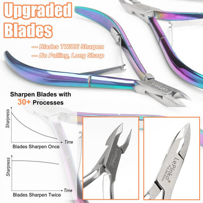 Bite Instruments Professional Stainless Steel Precision Cuticle & Nail Care Tools