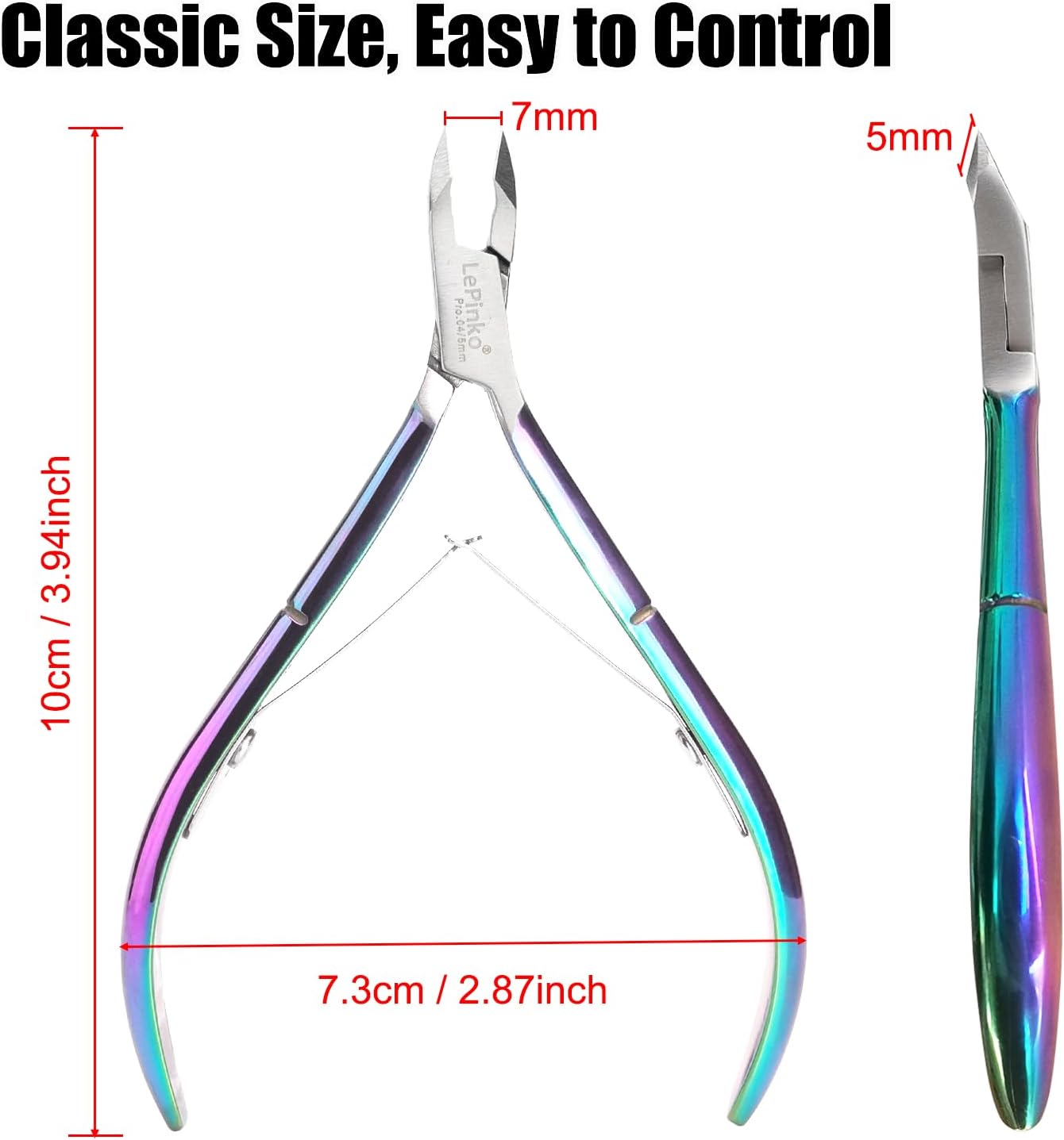 Bite Instruments Professional Stainless Steel Precision Cuticle & Nail Care Tools