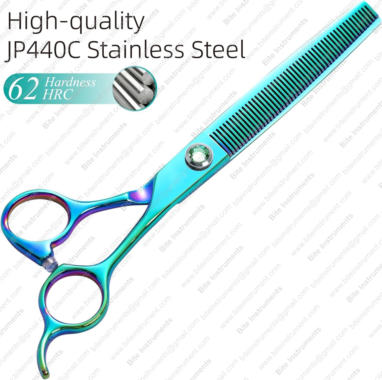 Professional Dog Grooming Thinning Shears 7inch Stainless Steel Blender Scissors