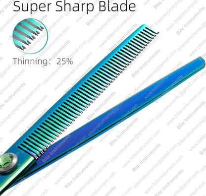 Professional Dog Grooming Thinning Shears 7inch Stainless Steel Blender Scissors
