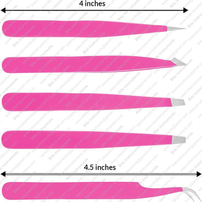 Bite Instruments Professional Precision Tweezers Eyebrow & Facial Hair Removal Tool
