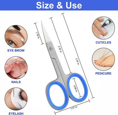 Professional Eyelash Trimming Scissors ,Manicure and Pedicure Scissors for Men and Women