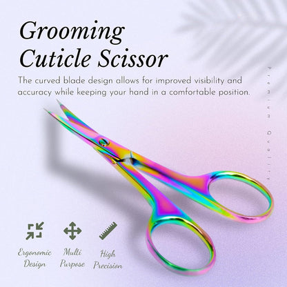 Professional Grooming Scissors Eyebrow Scissors Stainless Steel Manicure & Beauty Scissor
