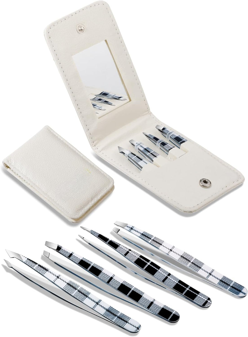 Bite Instruments Professional Precision Eyebrow Tweezers for Women Facial Hair Removal