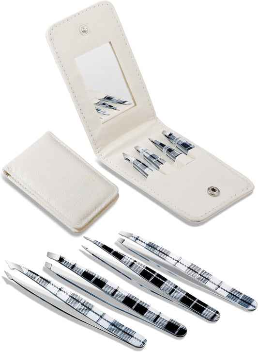 Bite Instruments Professional Precision Eyebrow Tweezers for Women Facial Hair Removal