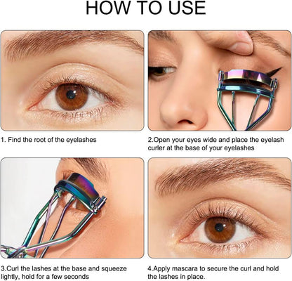 Bite Instruments Eyelash Curler Eye Makeup Tool (1 Pack Multicolor)