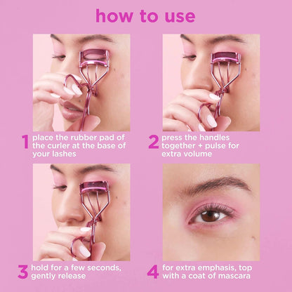 Bite Instruments Eyelash Curler Stainless Steel Easy-to-Grip Handles