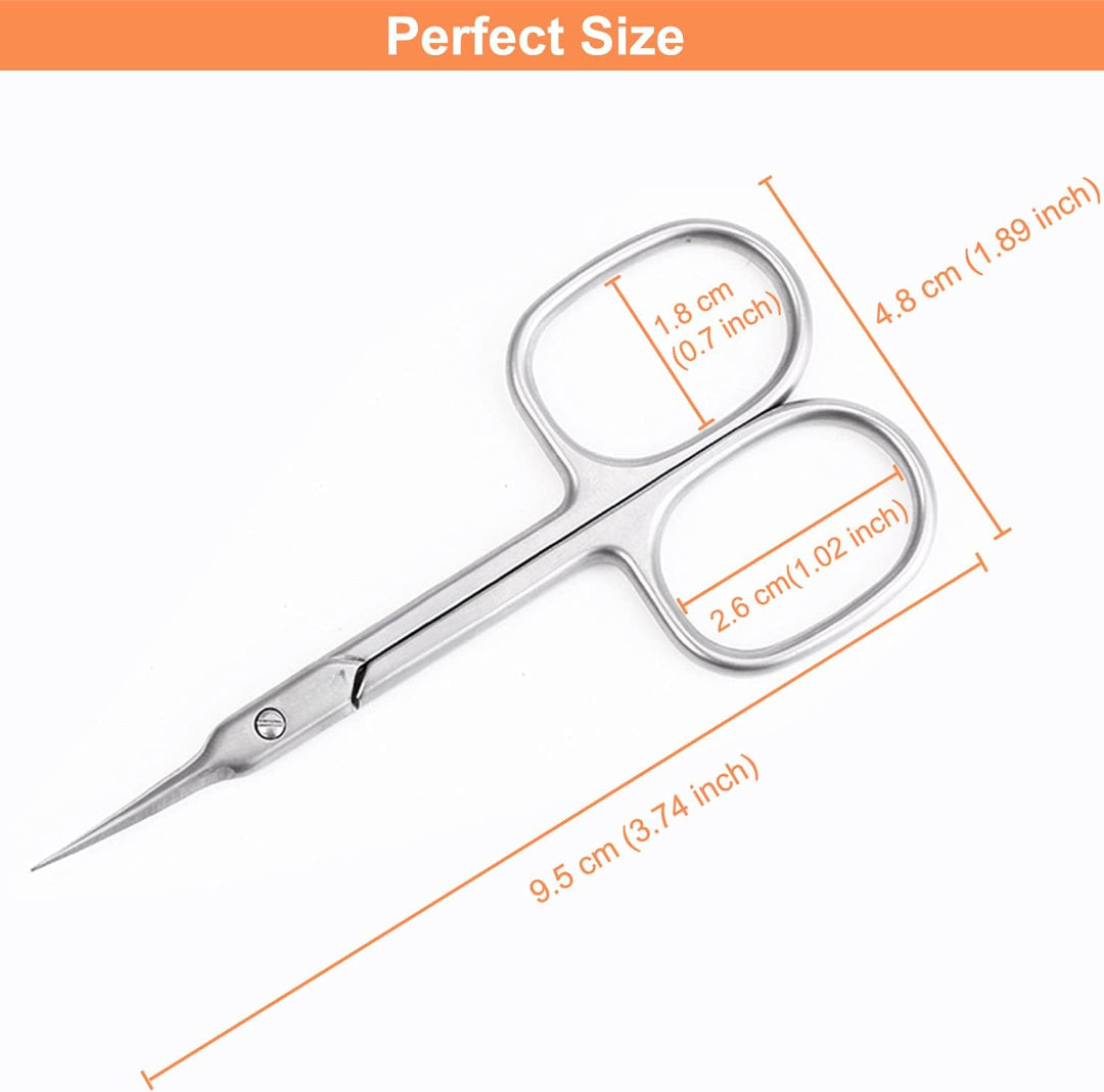 Bite Instruments Profession Stainless Steel Grooming Eyelash Trim, Eyebrow, Grooming Scissors