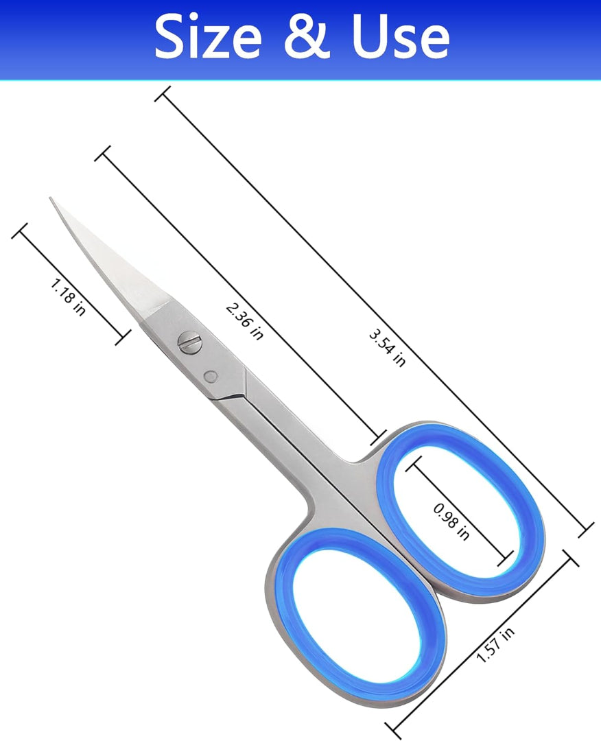 Professional Eyelash Trimming Scissors ,Manicure and Pedicure Scissors for Men and Women