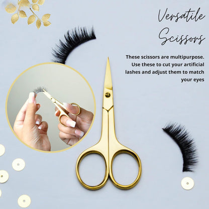 Professional Grooming Scissors Eyebrow Scissors Stainless Steel Manicure & Beauty Scissor