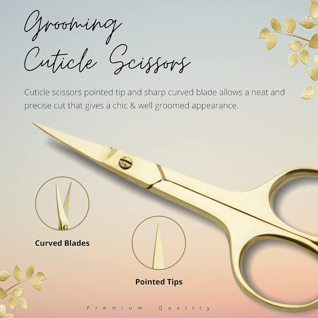 Professional Grooming Scissors Eyelash Scissors Stainless Steel Manicure & Beauty Scissor for Women