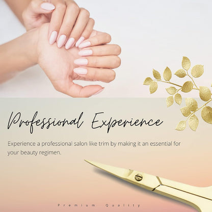 Professional Grooming Scissors Eyelash Scissors Stainless Steel Manicure & Beauty Scissor for Women