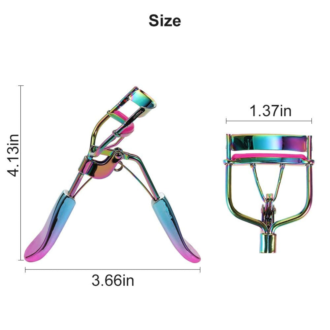 Bite Instruments Professional Stainless Steel Eyelash Curler (Multi-Colored)