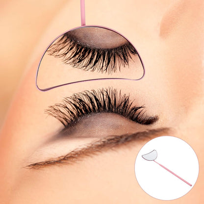 Bite Instruments Lash Mirror Half Moon Eyelash Mirror Stainless Steel Eyelash Extensions Mirror