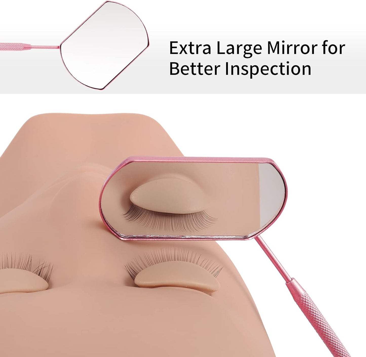 Professional Stainless Steel Lash Mirror for Eyelash Extension Makeup Mirror