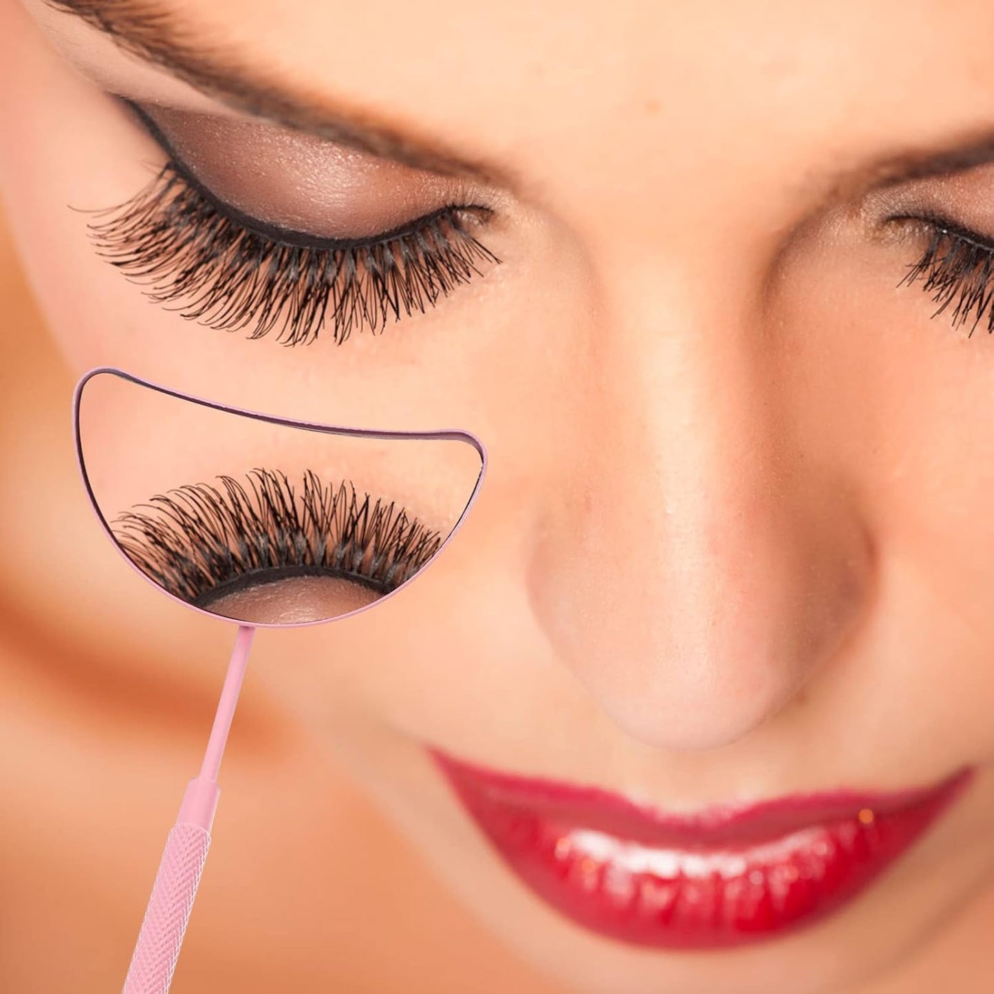 Bite Instruments Lash Mirror Half Moon Eyelash Mirror Stainless Steel Eyelash Extensions Mirror