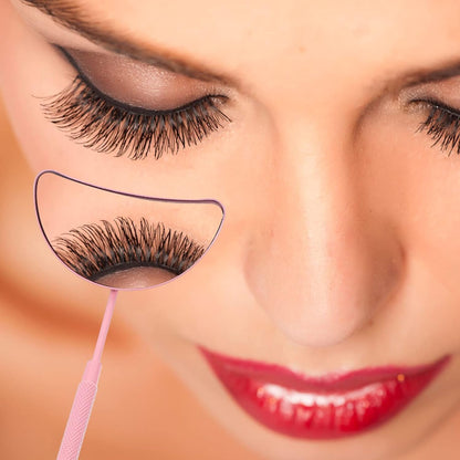 Bite Instruments Lash Mirror Half Moon Eyelash Mirror Stainless Steel Eyelash Extensions Mirror