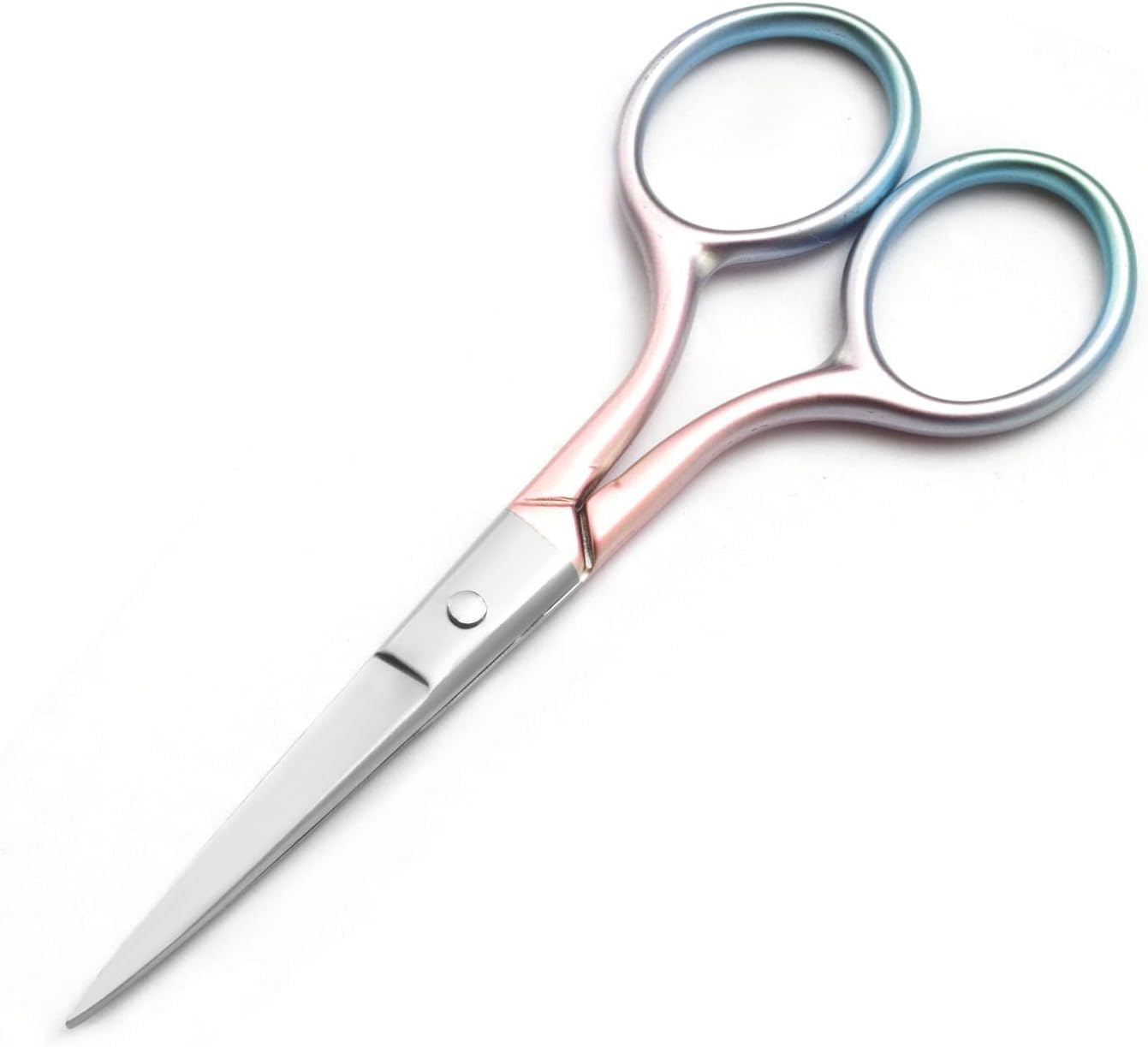 Multicolor Professional Grooming Scissors for Personal Care Facial Hair Removal and Eyelash Trimming Stainless Steel