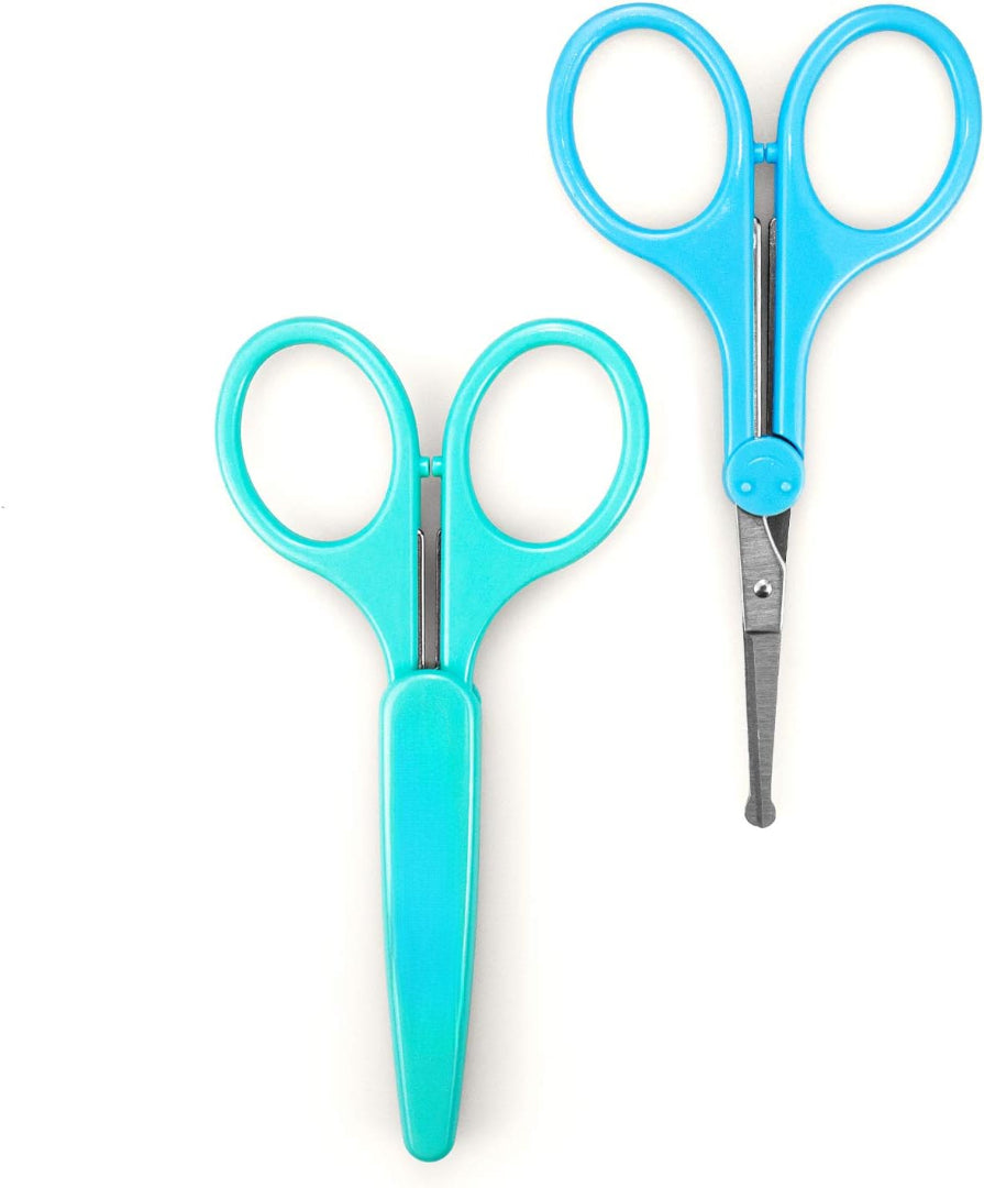 Eyelash Scissors, Small Scissors for Facial, Nose, Eyebrow, and Beard Hair Trimming & Grooming