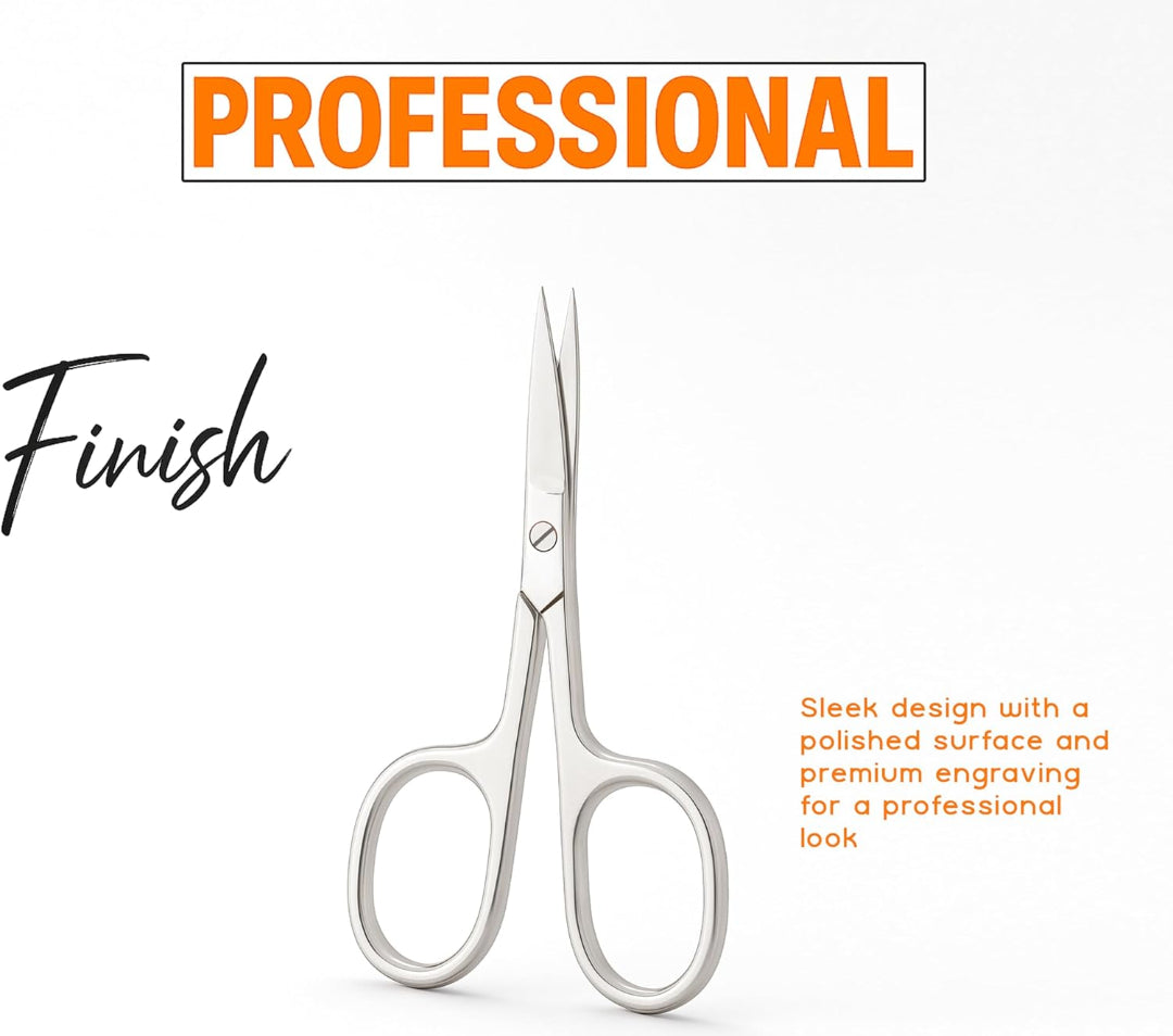 Profession Stainless Steel Grooming Blades, Manicure, Pedicure, or Trim Nail, Eyebrow, Eyelash, Scissors