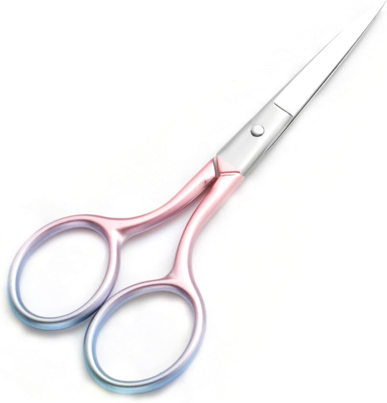 Multicolor Professional Grooming Scissors for Personal Care Facial Hair Removal and Eyelash Trimming Stainless Steel